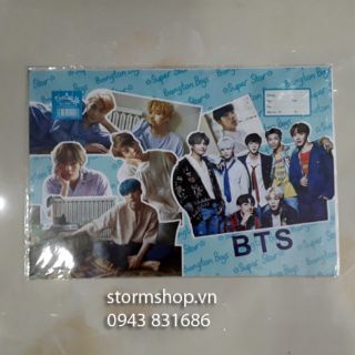 GIẤY BAO TẬP BTS 1 xấp 10 tờ . Combo 3 xấp giá 30k