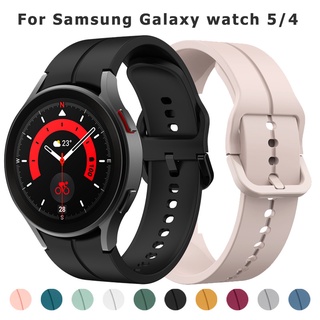 Dây Đeo Thể Thao Bằng Silicone Cho Đồng Hồ Thông Minh Samsung Galaxy Watch 4 5 40 44Mm 5 Pro 45Mm 4 Classic 42 46Mm