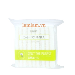 Bông Tẩy Trang MINISO 150 MIẾNG Chính Hãng
