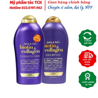 Dầu Gội xả giữ màu biotin collen 577mlx2