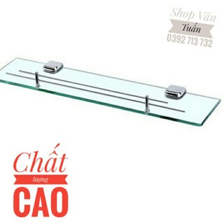 Kệ Giường Cao Cấp Nhà Tắm-Kệ Kính nhà tắm inox 304 (kính 1cm)