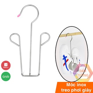 Móc treo phơi giày dép bằng Inox 304 dày 4 li, móc cứng cáp, sắp xếp treo tiện lợi giữ phom giầy MG