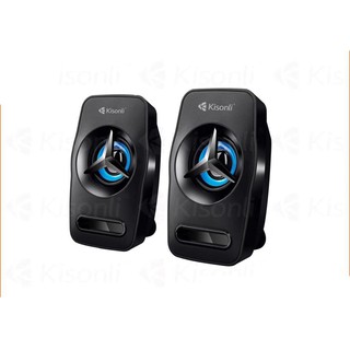 Loa Kisonli L 3030 (2c/bo) đen, Loa vi tính cặp Kisonli L-3030 2 cái 1 bộ đen