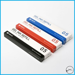 Ruột lẻ bút gel Kaco Pure ngòi 0,5mm chính hãng.