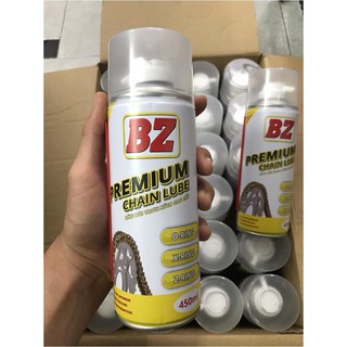 Dưỡng sên BZ Premium Chain Lube không văng - Tặng khăn lau xe Micro