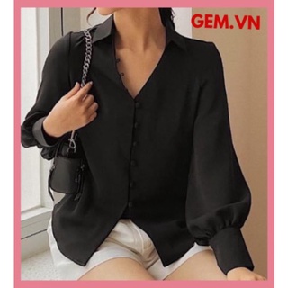[XƯỞNG SẢN XUẤT] Áo sơ mi cúc G282 CÓ BIGSIZE chất lụa mềm mại, mặc mát có đủ size GEM.VN