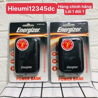 Sạc dự phòng Energizer UE10042 10,000mAh - Thiết kế siêu gọn nhẹ, 2 cổng input tiện dụng &amp; chuẩn sạc nhanh Fast Charge