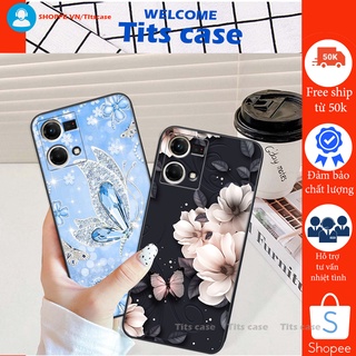 Ốp lưng  Oppo RENO  7 4G / RENO 8 4G BẢO VỆ CAMERA in hình thiên nga,hoa may mắn, đặc sắc ĐỘC - LẠ - BỀN