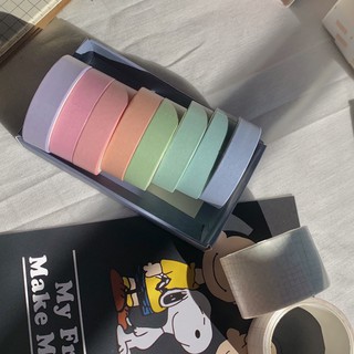 CUỘN WASHI TAPE PASTEL MACARON (ảnh thật) - Tiệm nhà Chun
