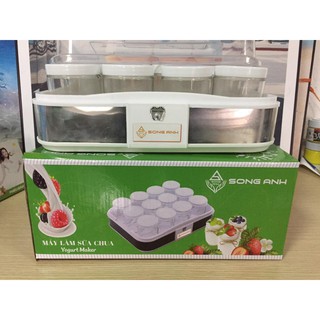 [CỰC KHUYẾN MẠI] - Máy làm sữa chua hương vị truyền thống - Tặng kèm 12 cốc