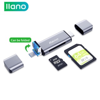 Đầu đọc thẻ LLANO cổng USB3.0 hỗ trợ OTG/USB3.0 /SD/Type-C/TF/MicroUSB chất lượng cao