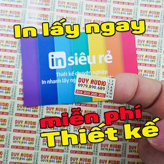 In tem bảo hành, tem vỡ, tem niêm phong, thiết kế theo yêu cầu