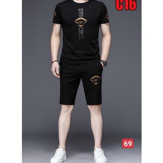Đồ Bộ Thế Thao Nam Tay Ngắn Phong Cách Chuẩn Men Chất vải Mịn Mát