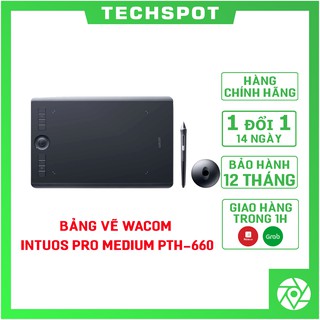 Bảng vẽ máy tính Wacom Intuos Pro Medium (PTH-660/K0-CX) | Chính Hãng Phân Phối