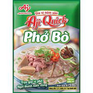 Gia vị nêm sẵn Phở bò Ajqick 57g/ Bún bò huế Ajqick 59g