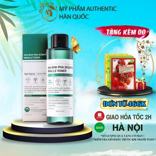 Nước hoa hồng ngừa mụn kiềm dầu Some By Mi AHA-BHA-PHA 30 Days Miracle Toner 150ml Auth Hàn Quốc