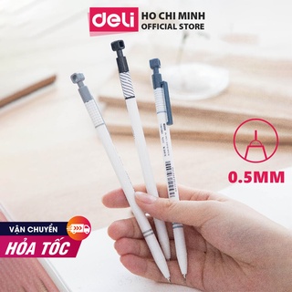 Bút chì kim 0.5mm học sinh Deli Thân bút kim loại Nhỏ gọn, thoải mái khi cầm S374