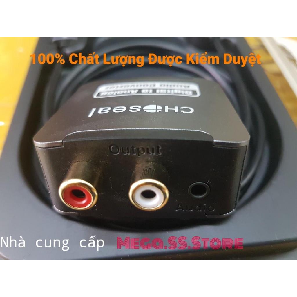 Bộ chuyển quang ra hoa sen Choseal HQ5601 Converter Optical to Analog R-L
