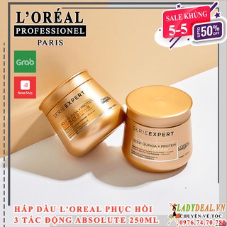 HẤP DẦU L'OREAL PHỤC HỒI 3 TÁC ĐỘNG ABSOLUTE 250ML | LADYDEAL.VN