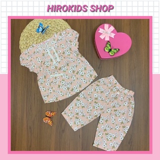 Bộ mặc nhà lừng cánh tiên họa tiết xinh xắn cho bé gái (12~32kg) - Hirokids