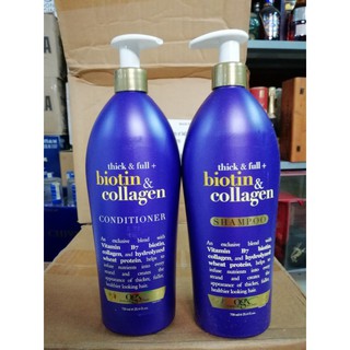 Dầu gội hoặc dầu xả Biotin Collagen OGX ngăn rụng tóc