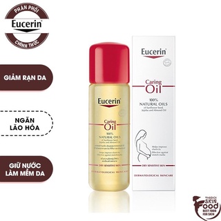 Dầu Dưỡng Giảm Rạn Da, Giúp Da Săn Chắc Eucerin Caring Oil 100% Natural Oils 125ml