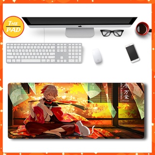 Lót Chuột Kazuha Kaedehara Genshin Impact, 30x80cm, 40x90cm, Nhiều Mẫu Phiên Bản Mới