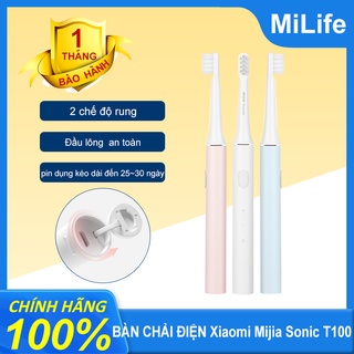 [CHÍNH HÃNG]BÀN CHẢI ĐIỆN Xiaomi Mijia Sonic T100/T300 SẠC PIN Fullbox