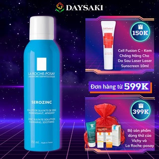 La Roche Posay Xịt Khoáng Làm Sạch Và Dịu Da Dầu Mụn Serozinc Zinc Sulfate Solution Cleansing Soothing 150ml