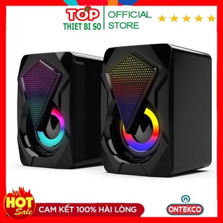 Loa Vi Tính 2.0 LeerFei E-1046 - Led RGB đổi màu rất đẹp