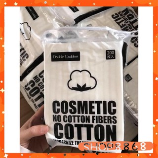 Bông tẩy trang 200 miếng Cosmetic Cotton - SHOP8868