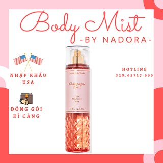 Xịt Thơm Toàn Thân Bath and Body Works – Champagne Toast Body Mist (236ml)