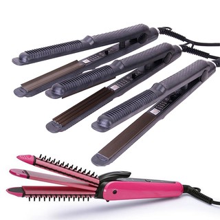 Máy là tóc, duỗi tóc tạo kiểu tóc 5 mức chỉnh nhiệt RUIDA (Tặng lược điện 3 in 1 Nova)