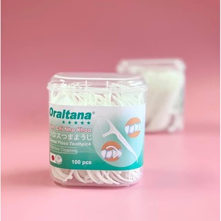 [Chính hãng] HỘP 100 CHIẾC TĂM CHỈ NHA KHOA ORALTANA CTY TANAPHAR