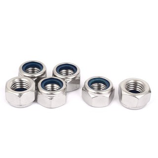 Ốc tán keo INOX M3 M4 M5 M6 M8 M10 - đai ốc chống trượt  - lock nut