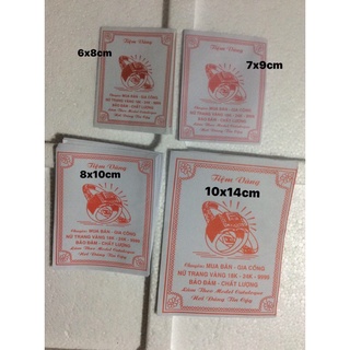 1 sấp giấy đựng vàng bạc khoản 50-60 cái