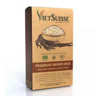Gạo lứt hữu cơ VietSuisse 1kg