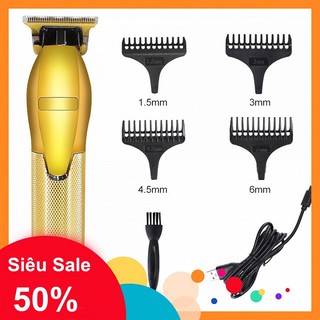 Tông đơ cắt tóc loại tốt có thể sạc lại được𝑳𝑼̛𝑶̛̃𝑰 𝑻𝑶̂𝑵𝑮 Đ𝑶̛ 𝑴𝑨𝑮𝑰𝑪 𝑻𝑯𝑶𝑨́𝑵𝑮 𝑿𝑶̂𝑵𝑮 𝑻𝑶́𝑪  Lưỡi kép  được làm bằng thép