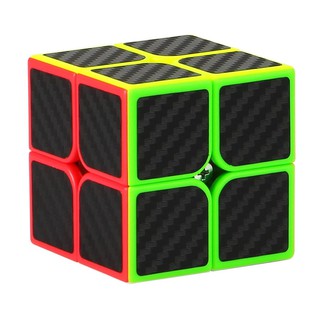 Rubik 2x2 Carbon Qiyi - Rubik 2x2 Cacbon đồ chơi phát triển trí não IQ