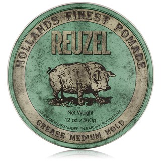 (Chính hãng )Sáp giữ nếp trung bình độ bóng vừa Green Pomade Grease REUZEL 340gr
