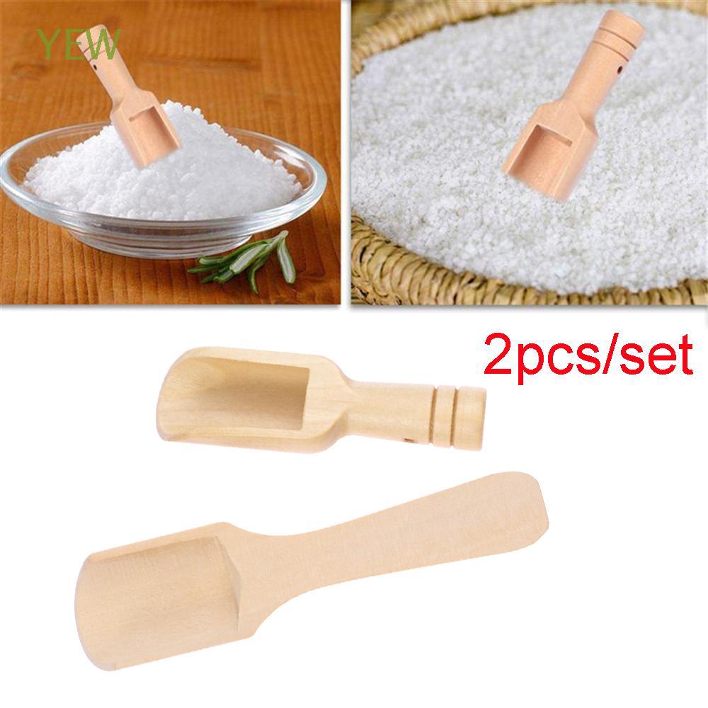 2 muỗng gỗ xúc bột phong cách Trung Hoa cổ điển tiện dụng