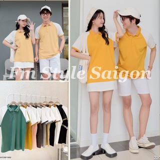 Áo Thun Polo Nam Nữ Phối Viền Đẹp | Áo Polo Nam Nữ Tay Ngắn Đủ Màu | Fmstyle Saigon 220218700
