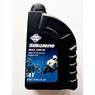 Dầu nhớt cho xe côn tay,moto cao cấp Fuchs Silkolene Max 10W40 0.8l/Indonesia
