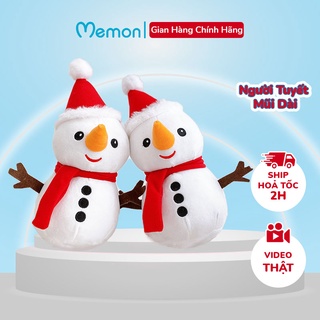 Gấu Bông Người Tuyết Trắng Mũi Dài Noel Giáng Sinh Cao Cấp Memon