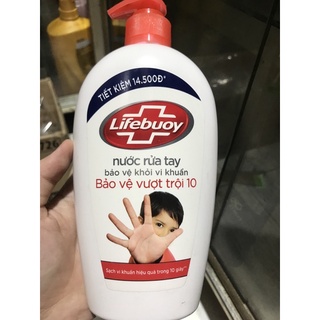Nước rửa tay LIFEBUOY ĐỎ và XANH 500g