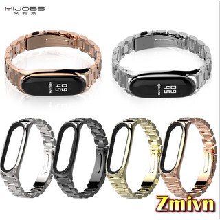 Dây kim loại mắt to Xiaomi Miband 3 /4 (Bản Plus)