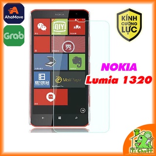 [Ảnh Thật] Kính CL NOKIA Lumia 1320 Cường Lực mài cạnh 2.5D 9H-0.26mm