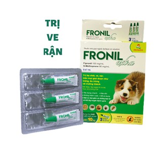 Sản Phẩm FRONIL extra Hộp 3 Ống Cho Chó (Lẻ 1 Ống)