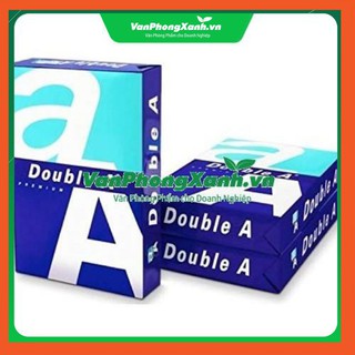 {CHÍNH HÃNG} Giấy in A4 Double A ĐL 70 msg (1 ream 500 tờ)