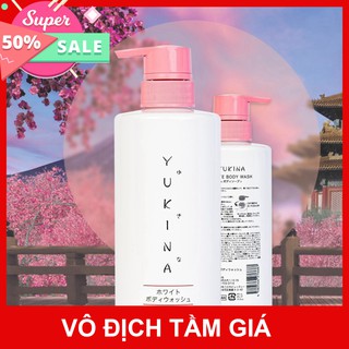 Sữa Tắm Trắng Da Yukina  Free Ship  YUKINA BODY WASH Sữa Tắm Dưỡng Ẩm Làm Trắng Da Toàn Thân Số 1 Nhật Bản